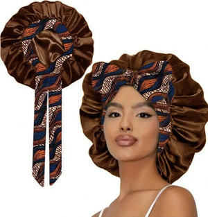 Bohemian Satin Night Cap – Protection & Volume