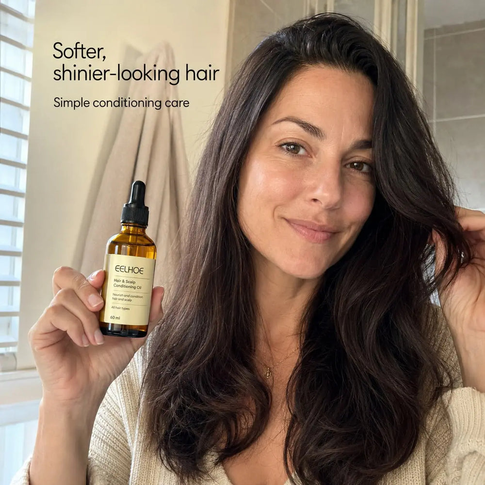 EELHOE 60 ml hair and scalp conditioning oil bottle with original box