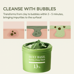 Holy Basil Bubble Mask – Clear Skin