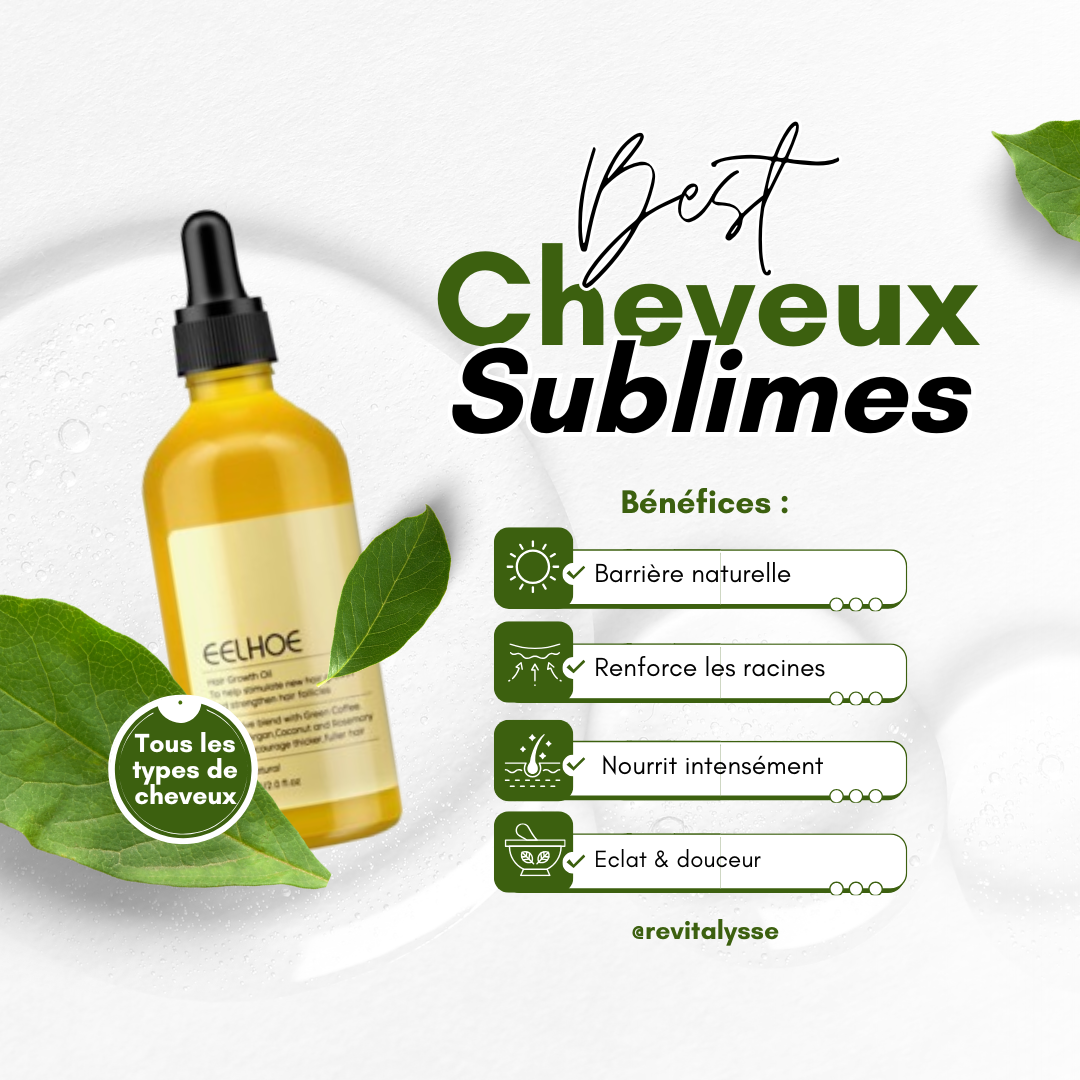 Huile de Croissance Capillaire Naturelle (60 ml)