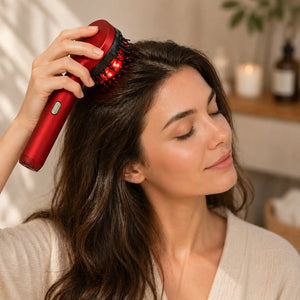 Scalp Massager for Hair Growth – Infrared Oil Infusion Brush Revitalysse