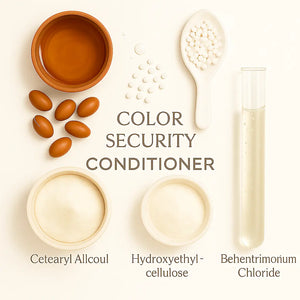 Color security conditioner ingredient highlights for soft-feeling hair