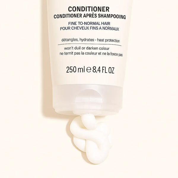 Conditioner texture for soft-feeling hair and easier detangling