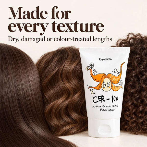 Elizavecca CER-100 protein treatment for straight, wavy and curly hair