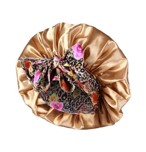 Bohemian Satin Night Cap – Protection & Volume