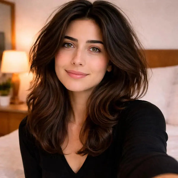 medium length natural curls without heat soft voluminous waves
